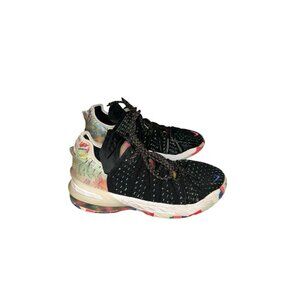 Nike Lebron 18 James Gang Multi Colored Athletic Basketball Sneakers Size 6.5 Y